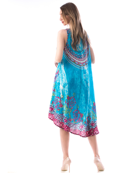 Rochie Dama Panza MadeMjF Albastru