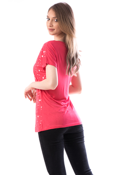 Tricou Dama Starsy67 Corai