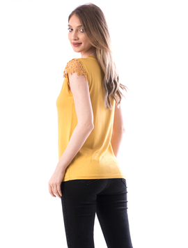 Tricou Dama PerlyFin12 Mustar