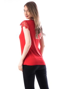 Tricou Dama PerlyFin12 Rosu