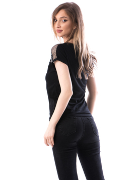 Tricou Dama Luckyt45 Negru