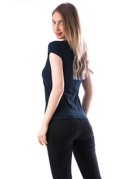 Tricou Dama Bumbac CasualFriday Bleumarin