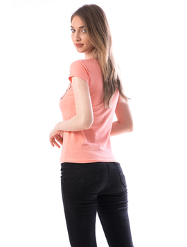 Tricou Dama Bumbac ThingNrs Portocaliu
