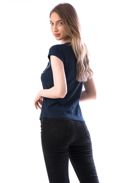 Tricou Dama Bumbac ThingNrs Bleumarin