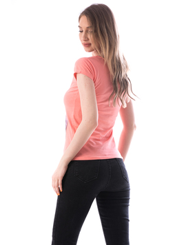 Tricou Dama Bumbac CattyFive Portocaliu