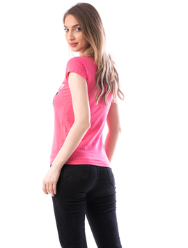 Tricou Dama Bumbac WhatMakes Fucsia