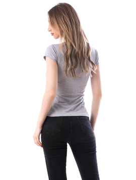 Tricou Dama Bumbac WhatMakes Gri