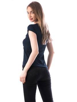 Tricou Dama Bumbac ChooseAdventure Bleumarin