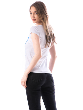 Tricou Dama Bumbac BestEscape Alb