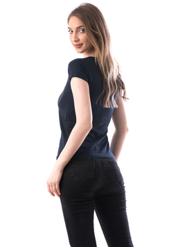 Tricou Dama Bumbac MrsLovely Bleumarin