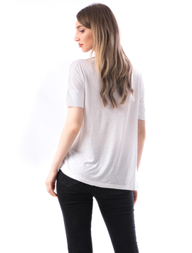 Tricou Dama Bumbac OwlyA Alb