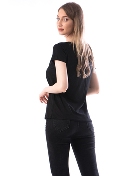 Tricou Dama Bumbac LaVieEnq Negru