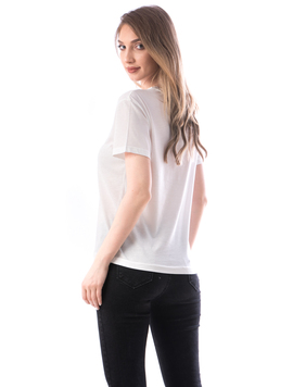 Tricou Dama Bumbac LikeYour Issy Alb