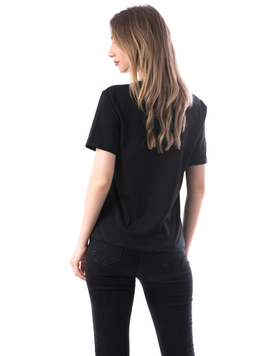 Tricou Dama Bumbac Beaute Negru
