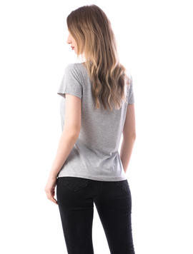 Tricou Dama Bumbac Cookies Gri