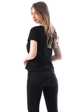 Tricou Dama Bumbac Premy Negru
