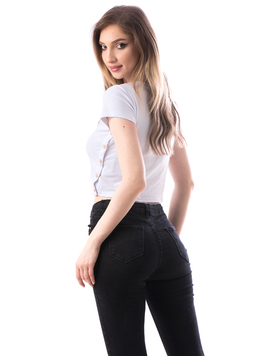 Tricou Dama Bumbac Capsy Alb