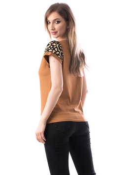 Tricou Dama Bumbac Paradise Maro