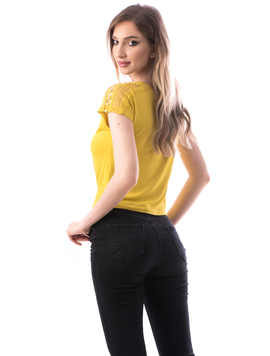 Tricou Dama Persy Mustar