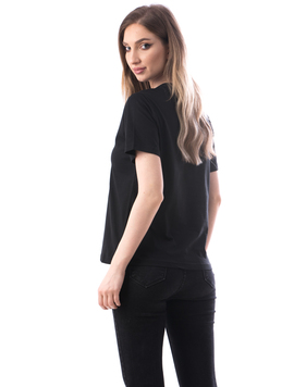 Tricou Dama Bumbac Lelly Negru
