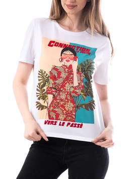 Tricou Dama Bumbac LexyA Alb