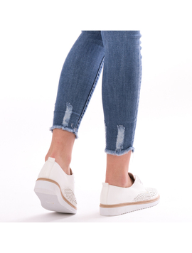 Pantofi Dama NerdStyle Alb