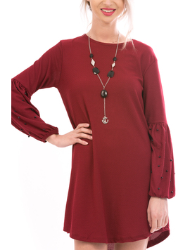 Rochie Dama PearledHands Bordo