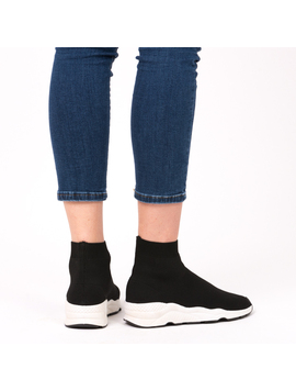 Sneakers Dama SockShoe Negru