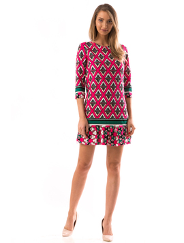 Rochie Dama TriUnh Fucsia