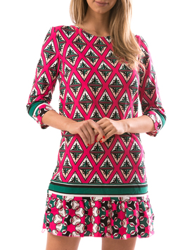 Rochie Dama TriUnh Fucsia