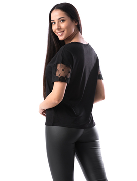 Bluza Dama DtLT12 Negru