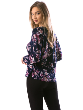 Bluza Dama CarryFlower18 Bleumarin
