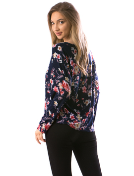 Bluza Dama CarryFlower20 Bleumarin