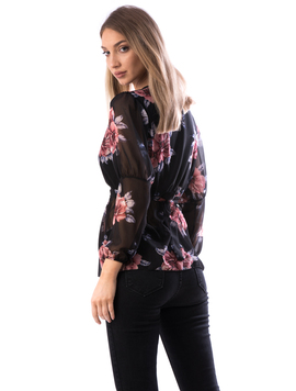 Bluza Dama MidJk122 Negru