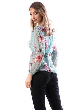 Bluza Dama MidJk122 Turcoaz