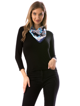 Esarfa Dama SpSpring19 Bleumarin