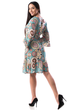 Rochie Dama KryUpiu12 Turcoaz