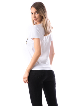 Tricou Dama Addicted566 Alb
