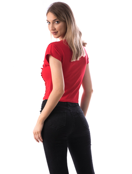 Tricou Dama Prism178 Rosu
