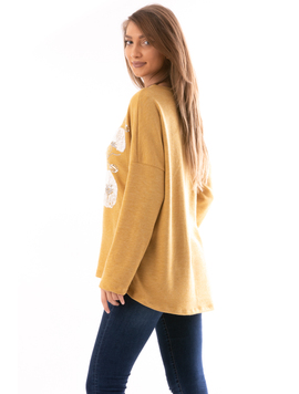 Bluza Dama GirlFlowerPower Mustar