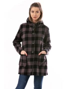 Jacheta Dama Tartan Lila