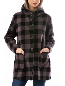 Jacheta Dama Tartan Lila