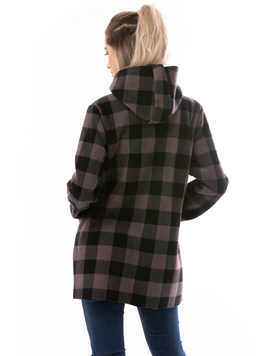 Jacheta Dama Tartan Lila