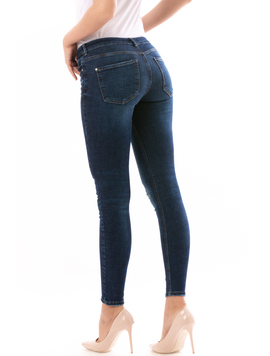 Jeans Dama LoveMe Albastru