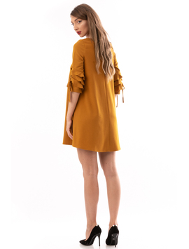 Rochie Dama FrillsRight Mustar