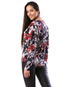 Bluza Dama CollarSimple44 Rosu
