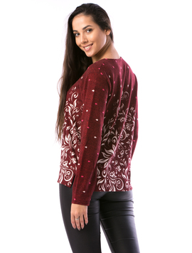 Bluza Dama CollarSimple21 Grena