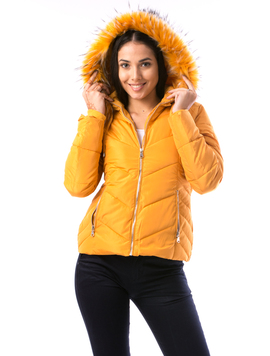 Geaca Dama ShortThr15 Mustar