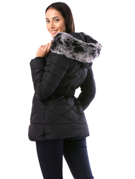 Geaca Dama LongThr15 Negru