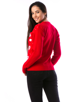 Pulover Dama RenyyRen16 Rosu